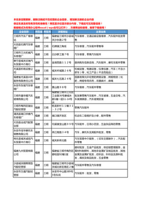2020新版福建省三明市泰寧縣汽車維修工商企業(yè)公司商家名錄名單黃頁聯(lián)系方式電話大全15家